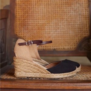 Sézane canvas espadrille wedges - size 39